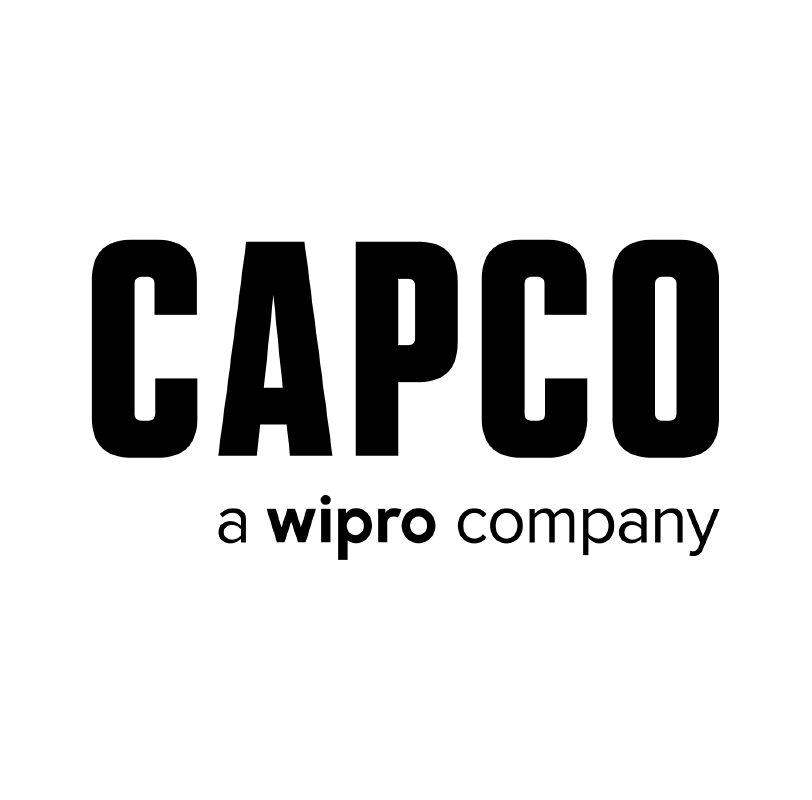 The Capco logo represents a global management and technology consultancy, known for its expertise in financial services and digital transformation.