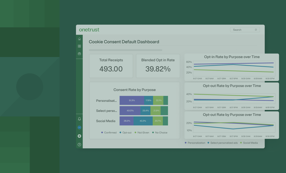 Screenshot from Consent and Preferences demo video