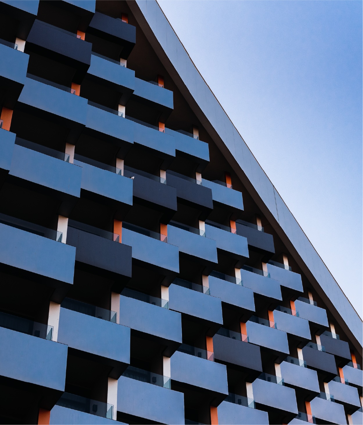 The side of an office building