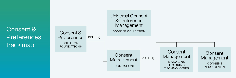 The Consent and Preferences track map
