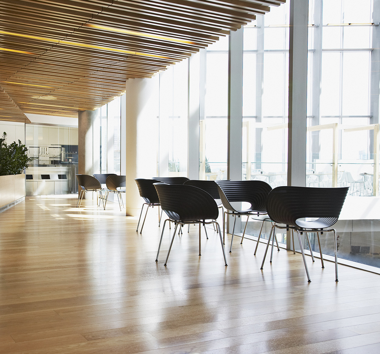 Modern office corridor